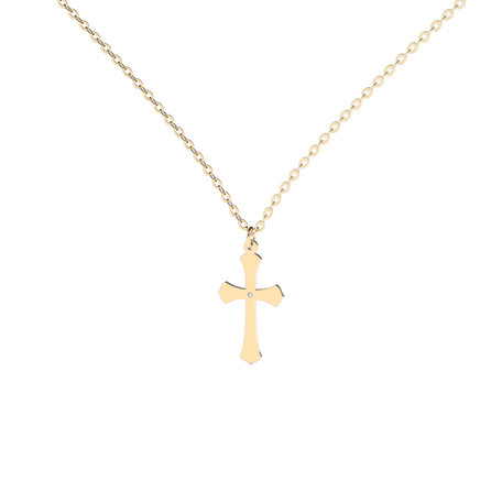 Diamond necklace Classic Cross