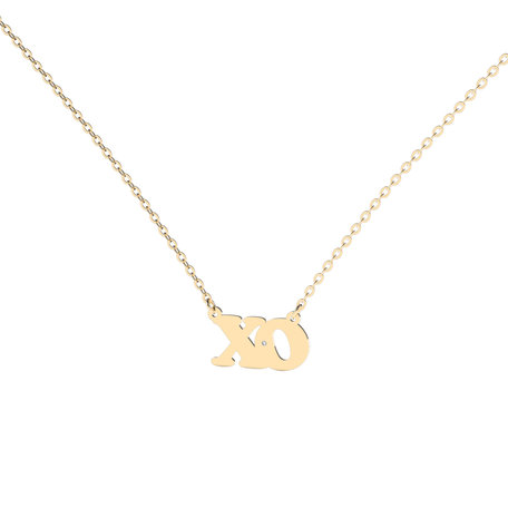 Diamond necklace XO