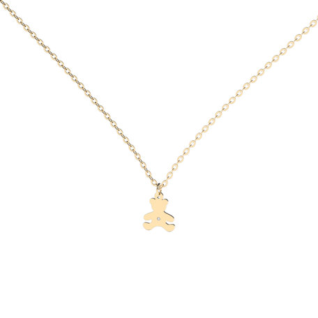 Diamond necklace Teddy Bear