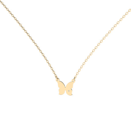 Diamond necklace Extra Butterfly