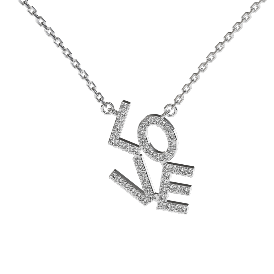 Diamond necklace Sparkling Love