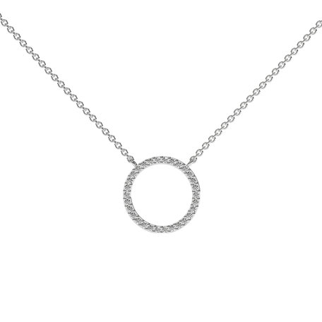 Diamond necklace Little Circle