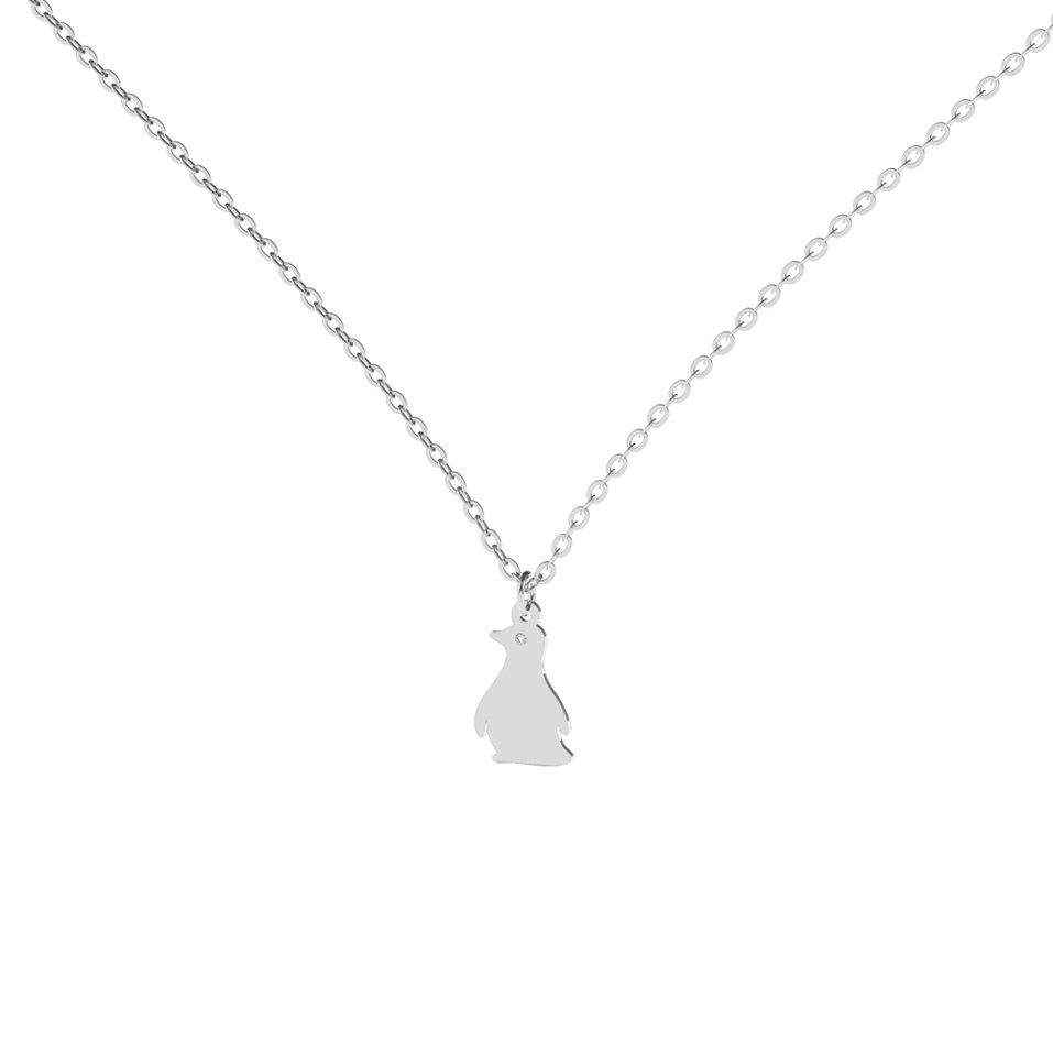 Diamond necklace Little Penguin