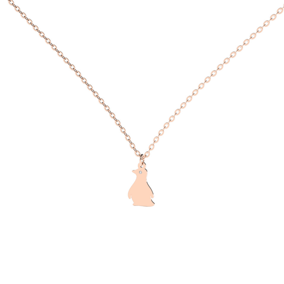 Diamond necklace Little Penguin