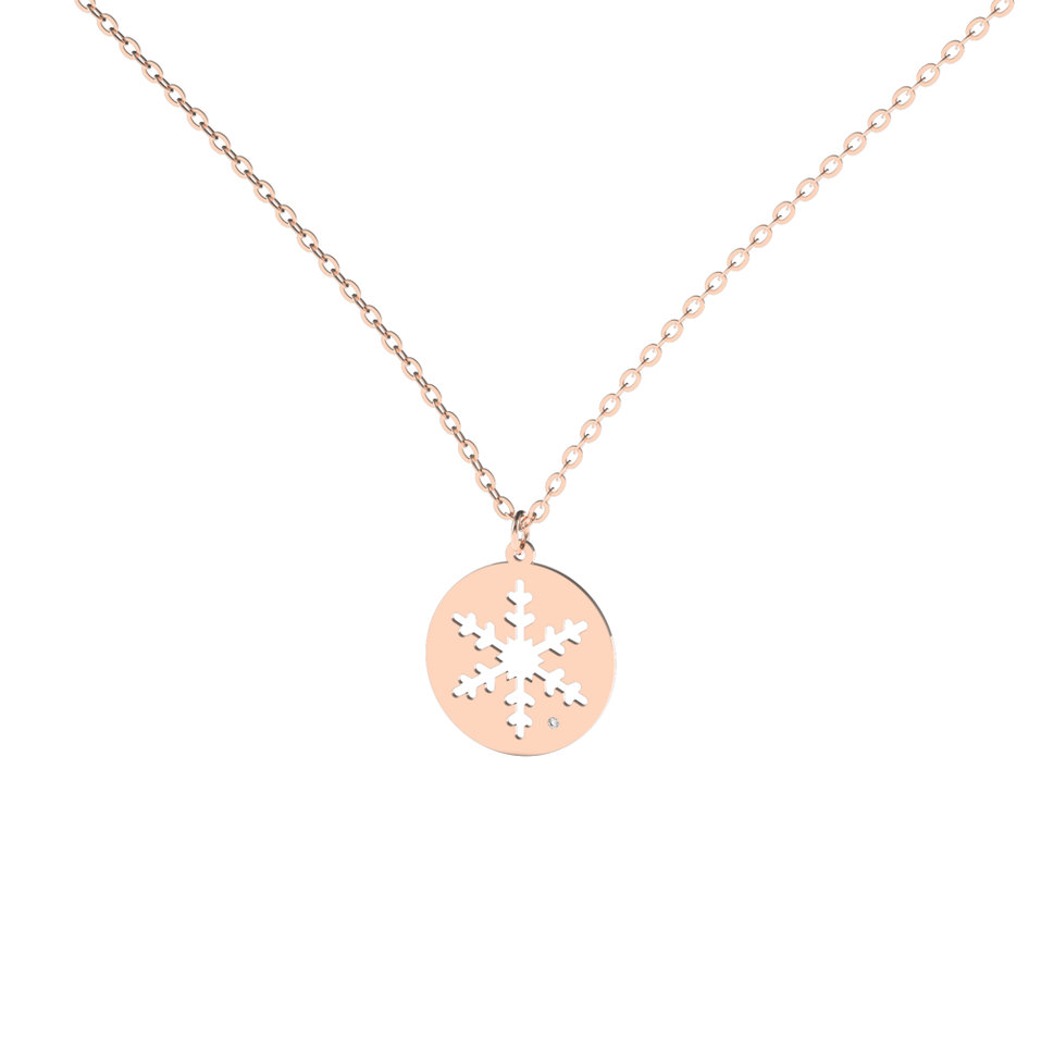 Diamond necklace Diamond Snowflake