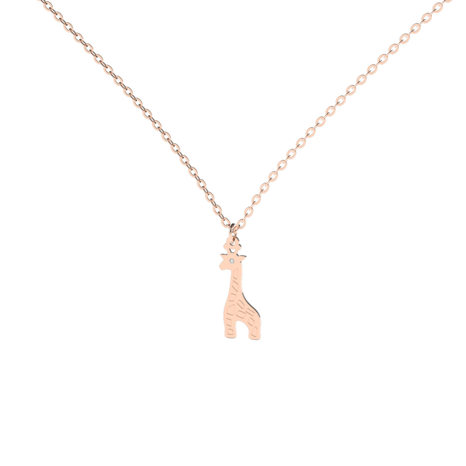 Diamond necklace Little Giraffe