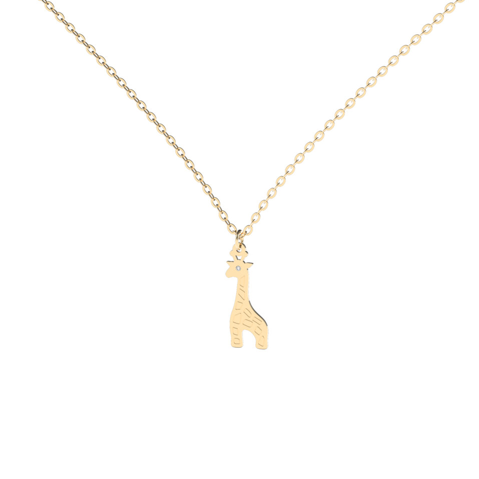 Diamond necklace Little Giraffe