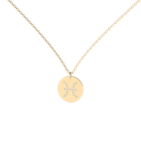 Diamond necklace Pisces