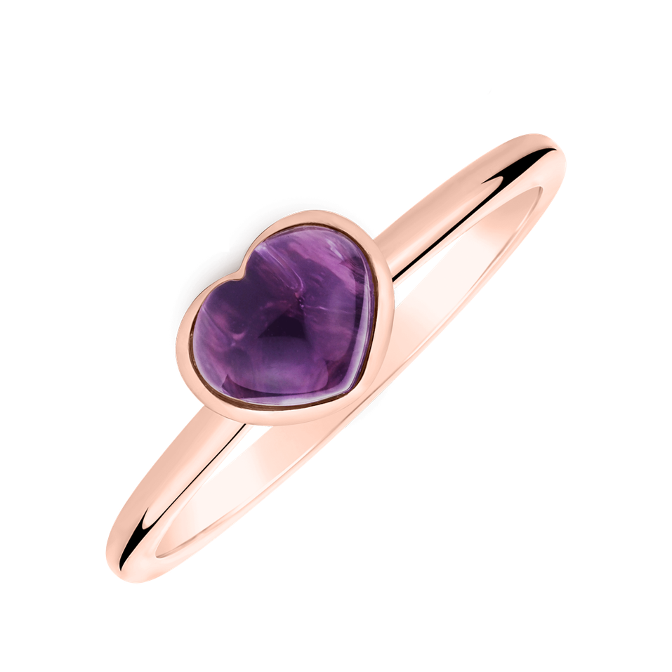 Ring with Amethyst Brazil Bonbon