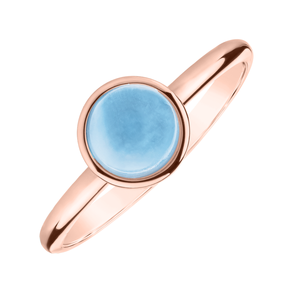 Ring with Topaz Sky Bonbon