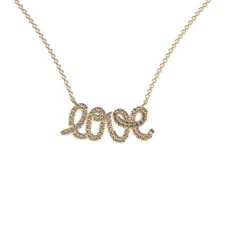 Diamond necklace Glittering Love