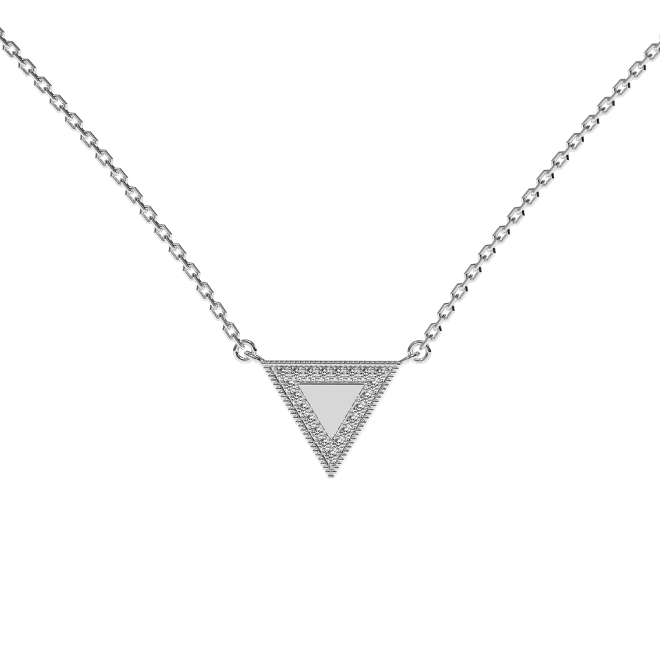 Diamond necklace Charming Triangle