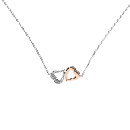 Diamond necklace Lovely Heart