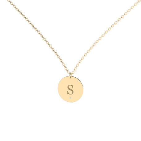 Diamond necklace Big Coins S