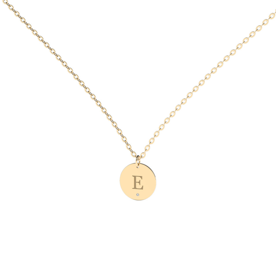 Diamond necklace Little Coins E