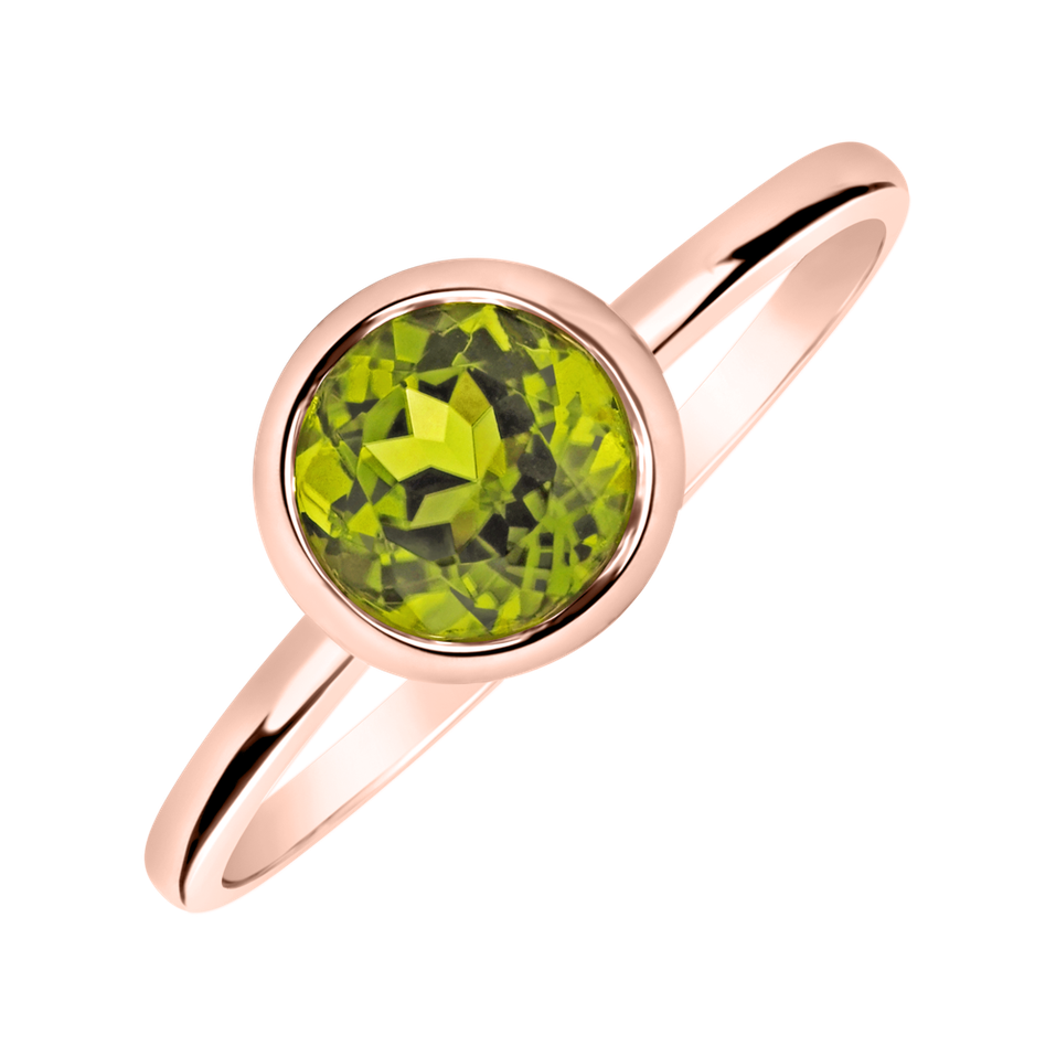 Ring with Peridot Bonbon