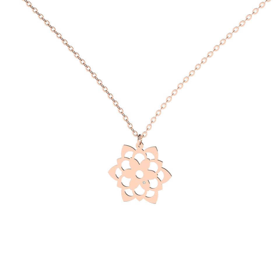 Diamond necklace Little Blossom