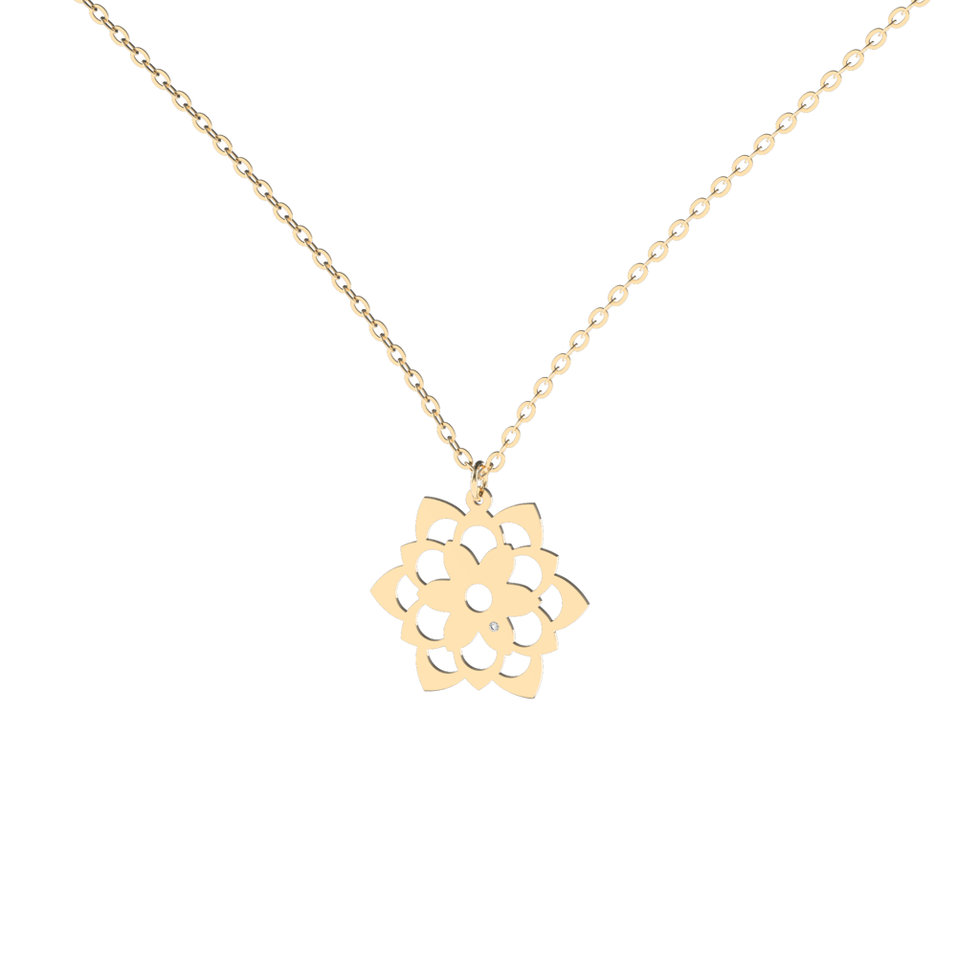 Diamond necklace Little Blossom