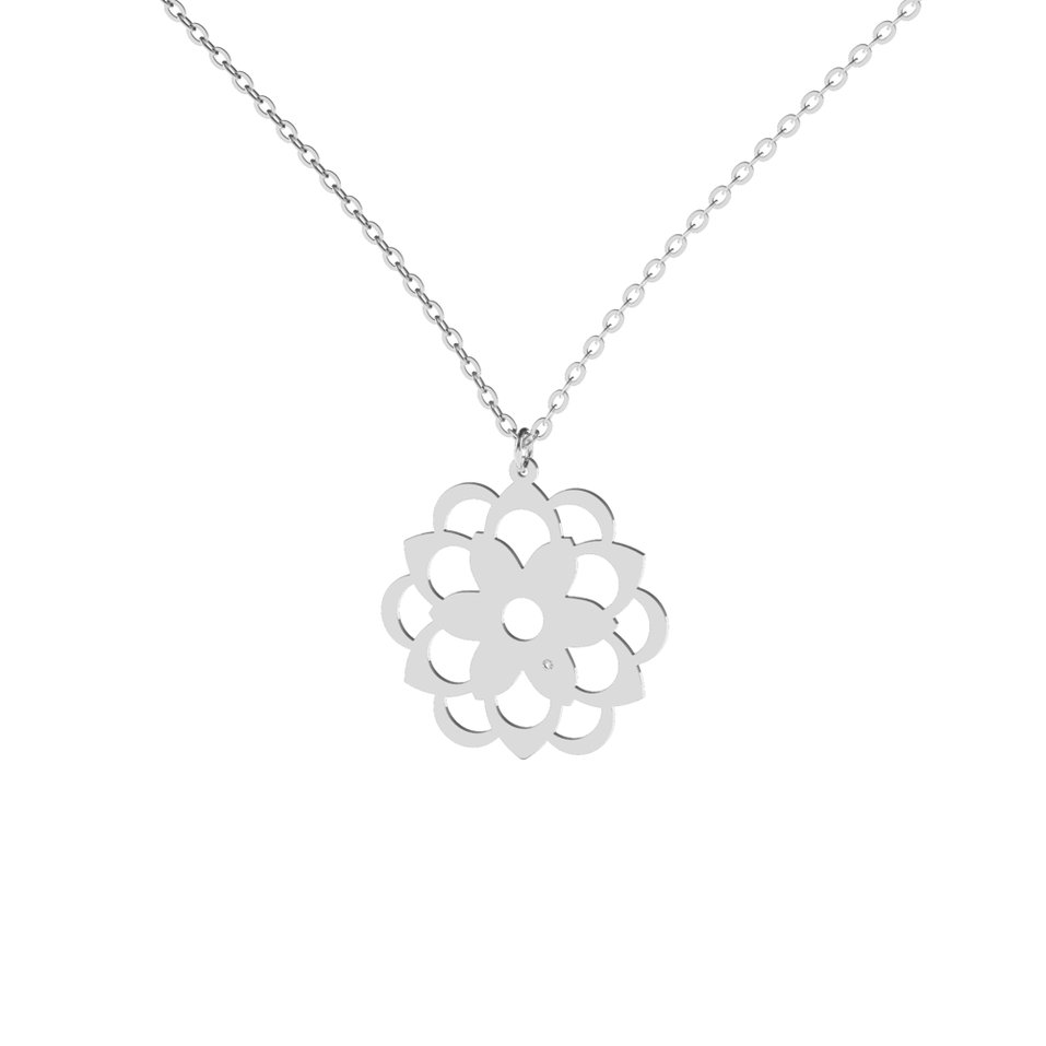 Diamond necklace Blossom