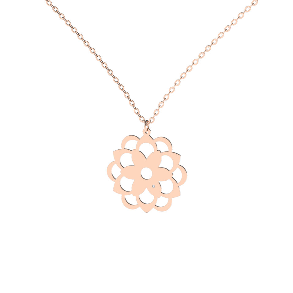 Diamond necklace Blossom