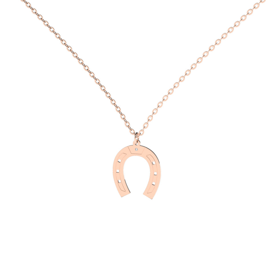 Diamond necklace Horseshoe