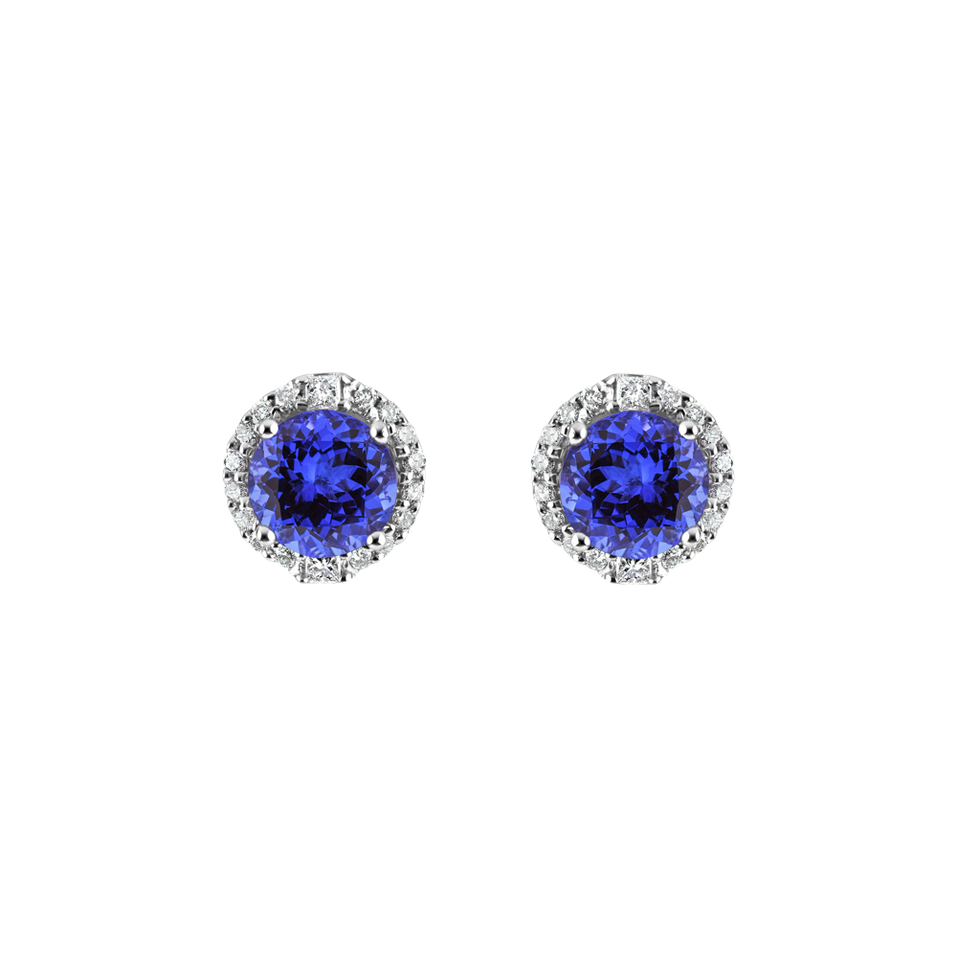 Diamond earrings with Tanzanite Tanzania Dream