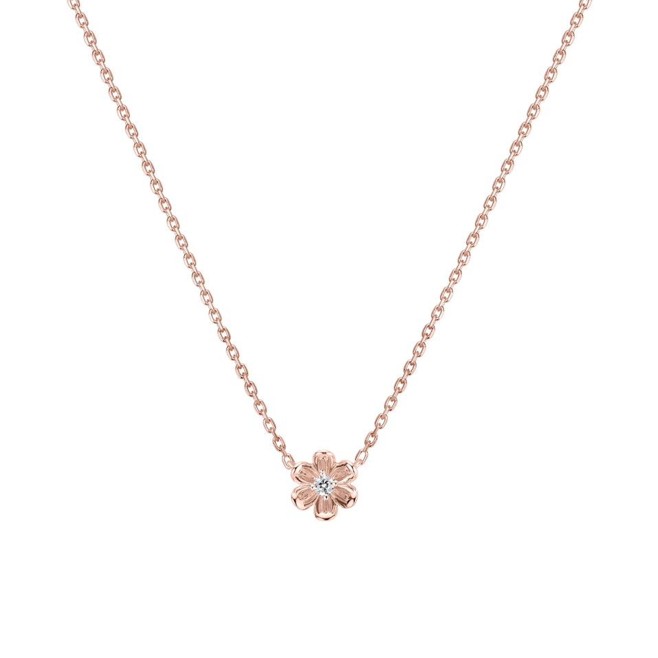 Diamond necklace Shiny Blossom