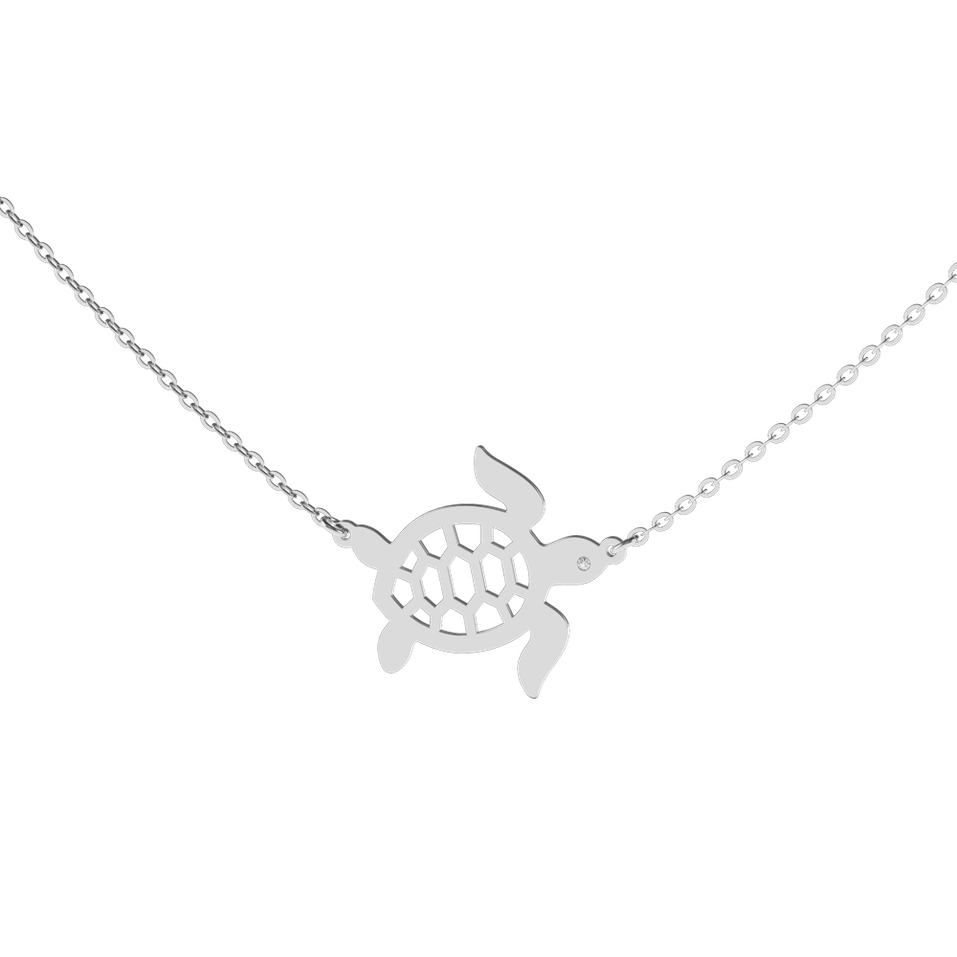 Diamond necklace Turtle