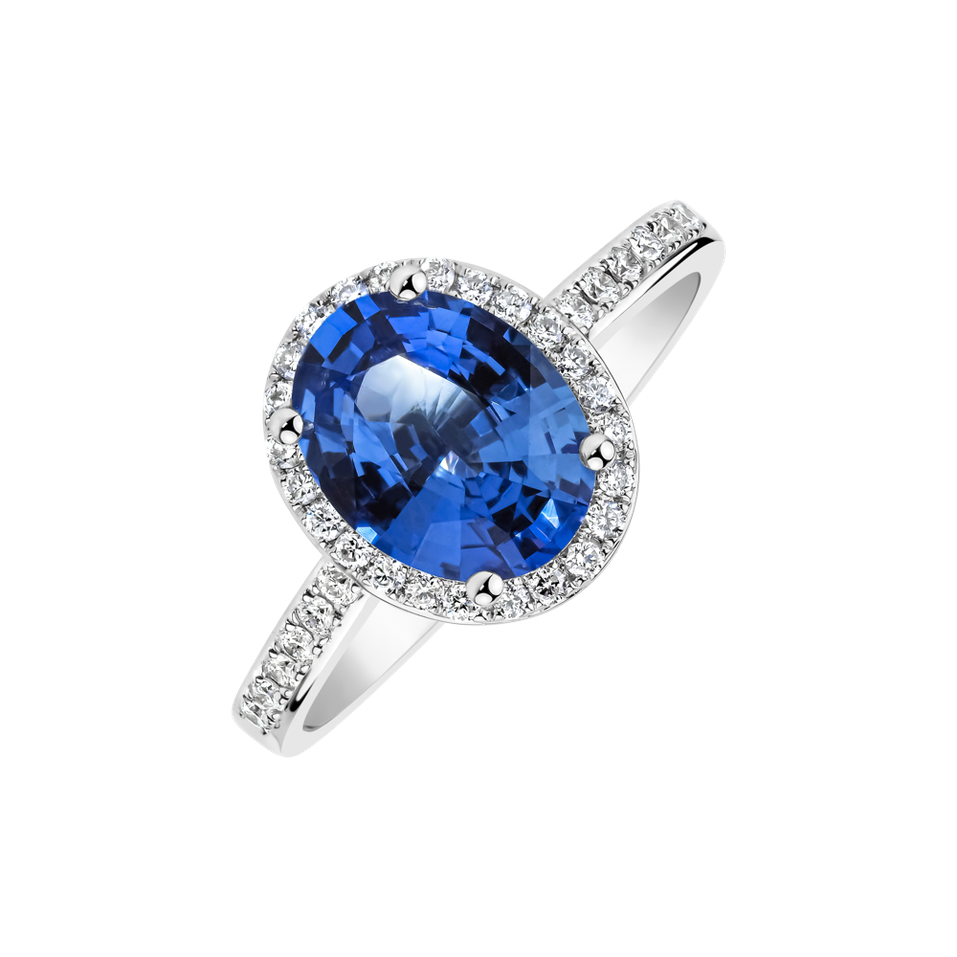 Diamond ring with Sapphire Princess Desperation