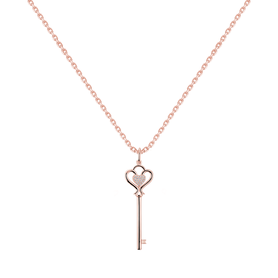 Diamond pendant Alchemy Key