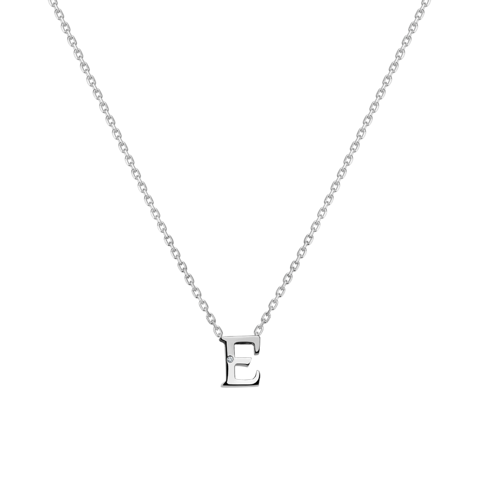 Diamond necklace Flat Line E