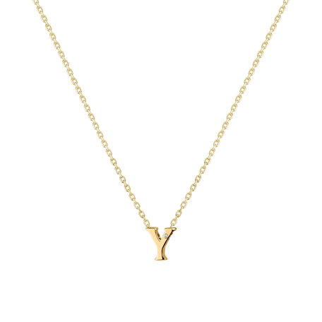 Diamond necklace Flat Line Y