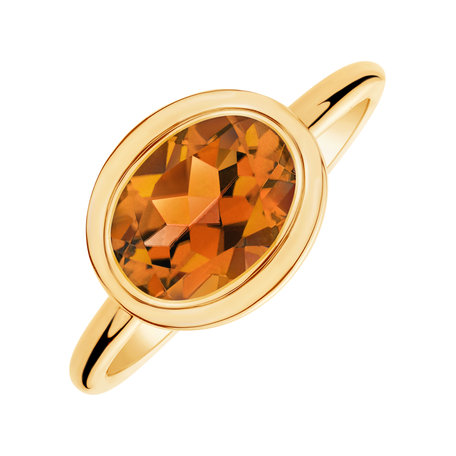 Ring with Citrine Madeira Bonbon