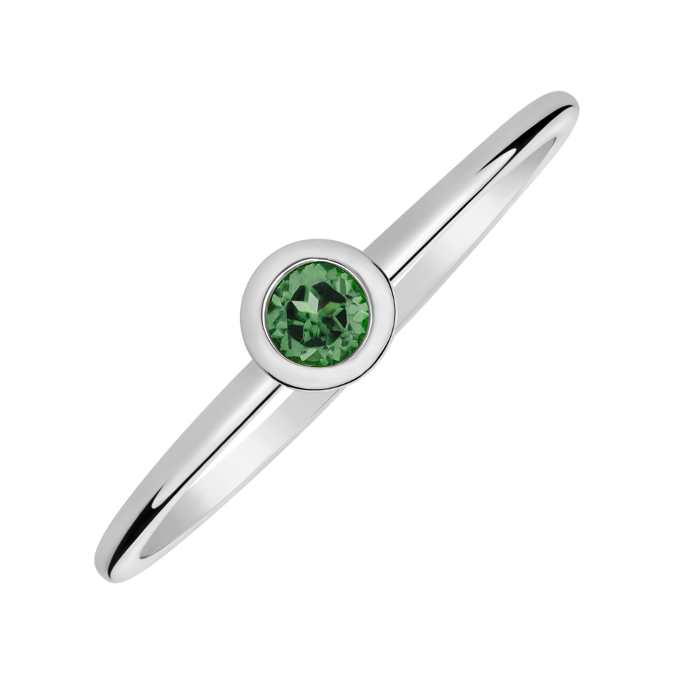 Ring with Emerald Bonbon