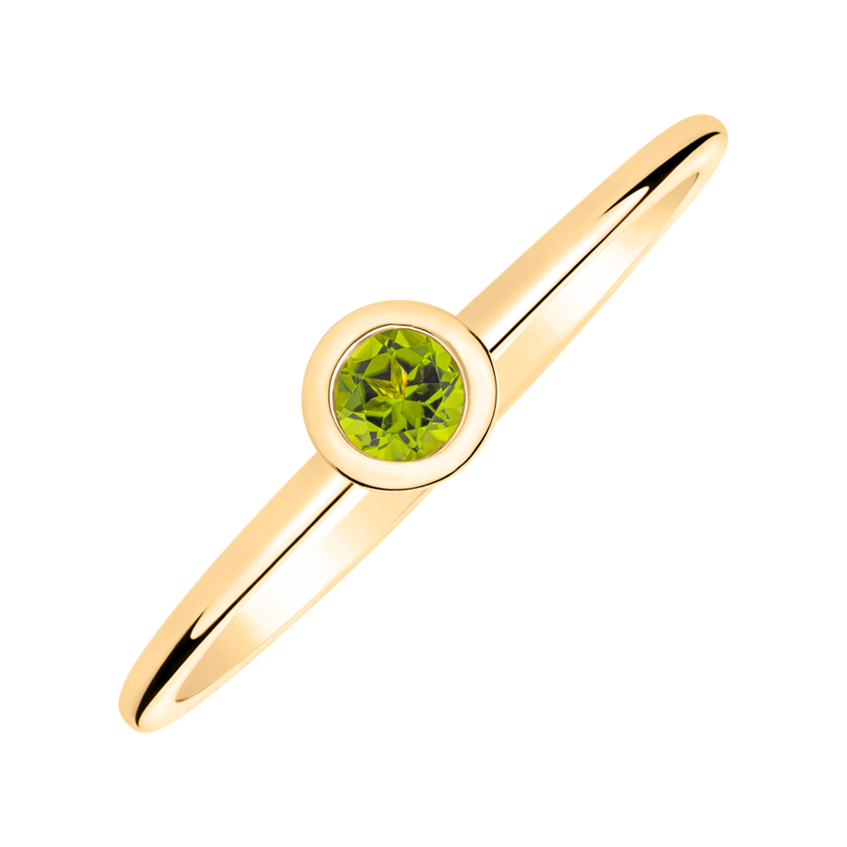 Ring with Peridot Bonbon