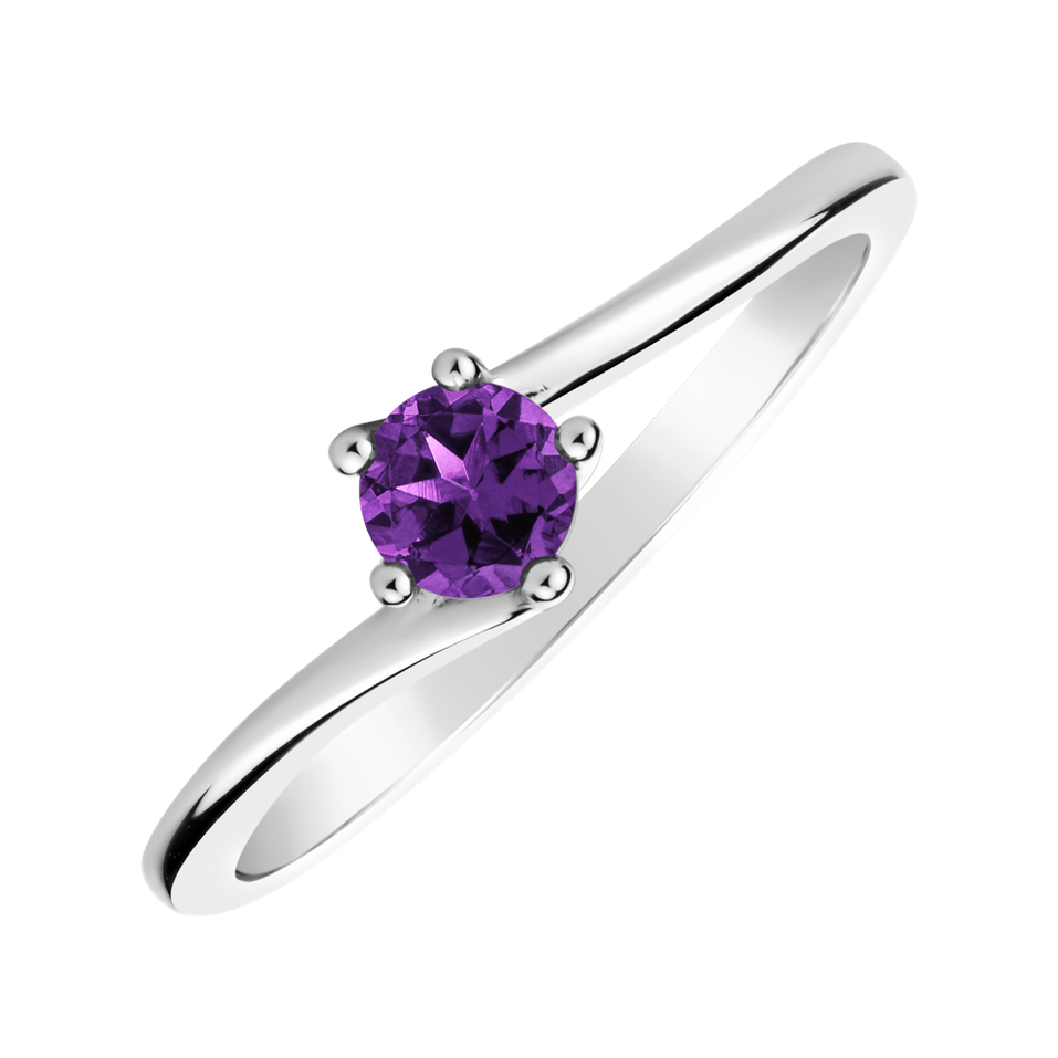 Ring with Amethyst Brazil Bonbon