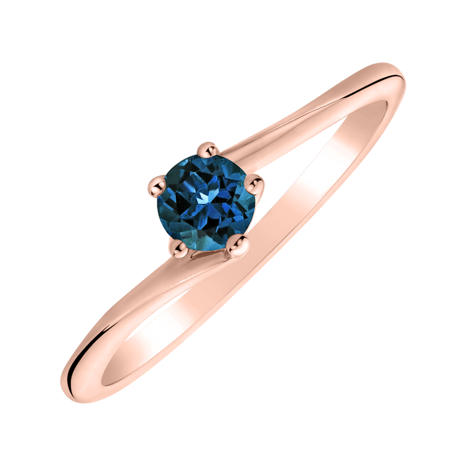 Ring with Topaz London Bonbon