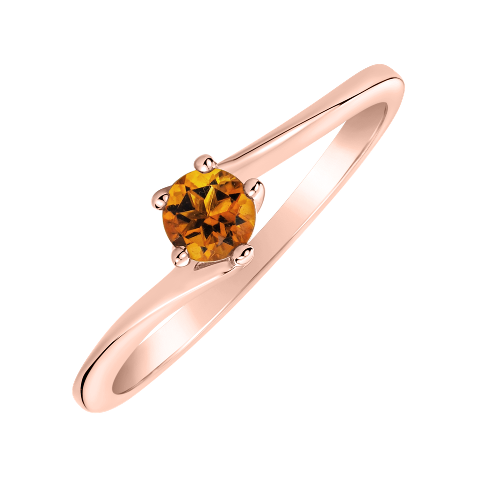 Ring with Citrine Madeira Bonbon