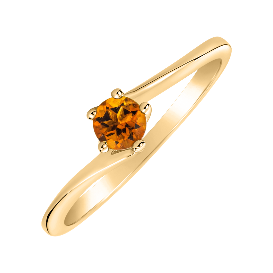 Ring with Citrine Madeira Bonbon