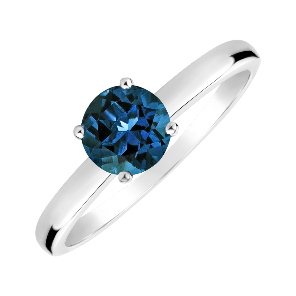 Ring with Topaz London Bonbon