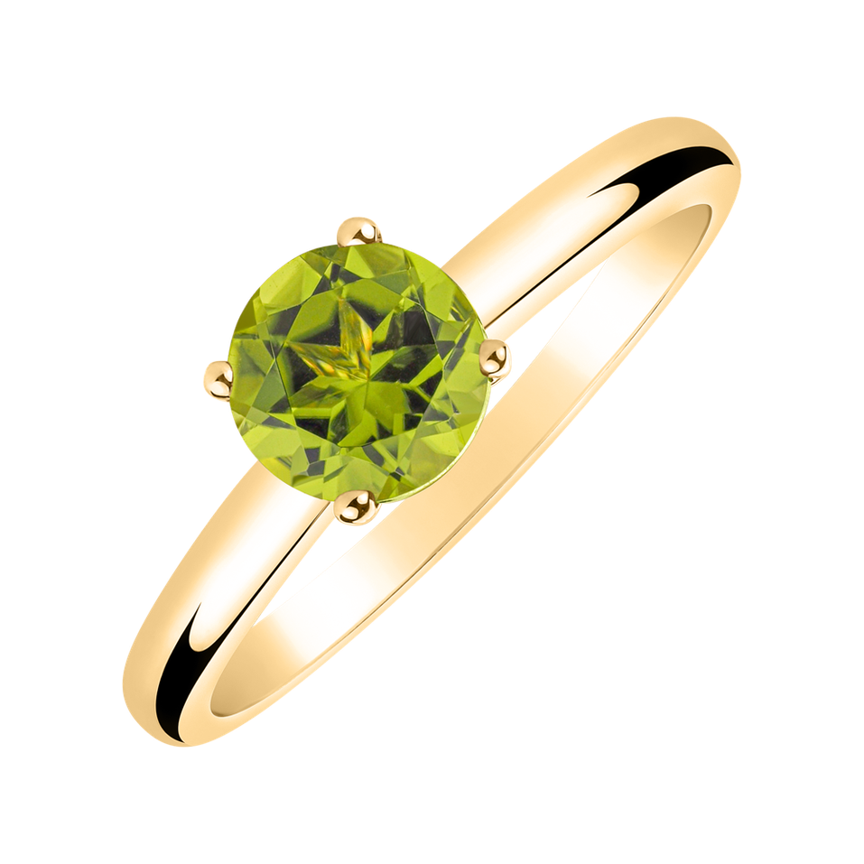 Ring with Peridot Bonbon