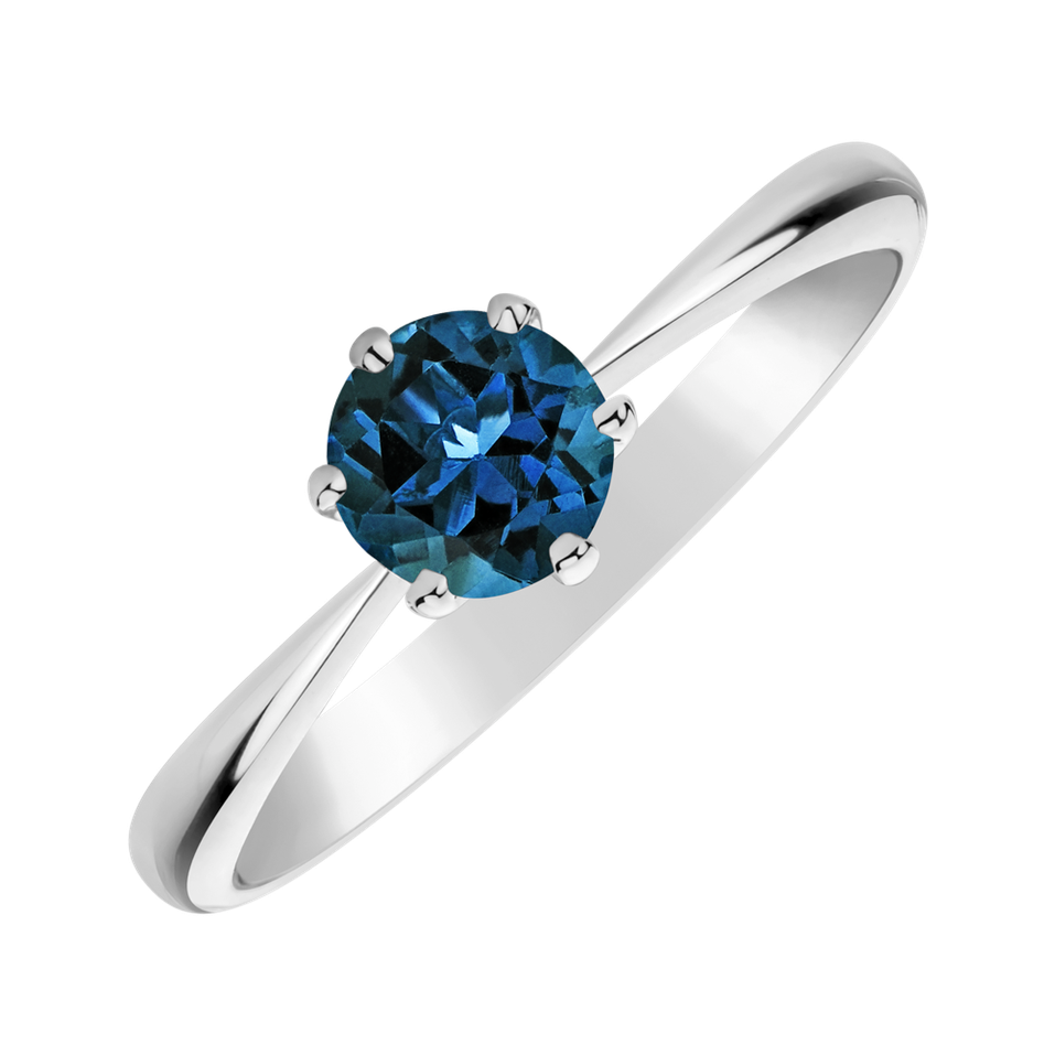 Ring with Topaz London Bonbon