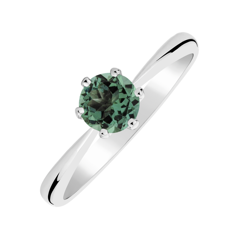 Ring with Turquoise Tourmaline Bonbon