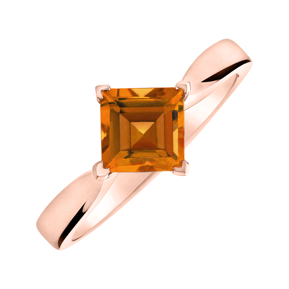 Ring with Citrine Madeira Bonbon