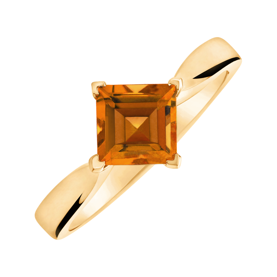 Ring with Citrine Madeira Bonbon