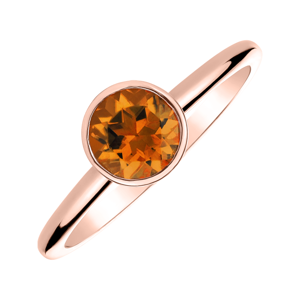 Ring with Citrine Madeira Bonbon