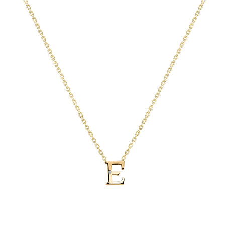 Diamond necklace Flat Line E