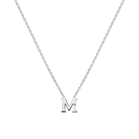 Diamond necklace Flat Line M