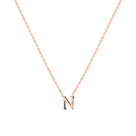 Diamond necklace Flat Line N