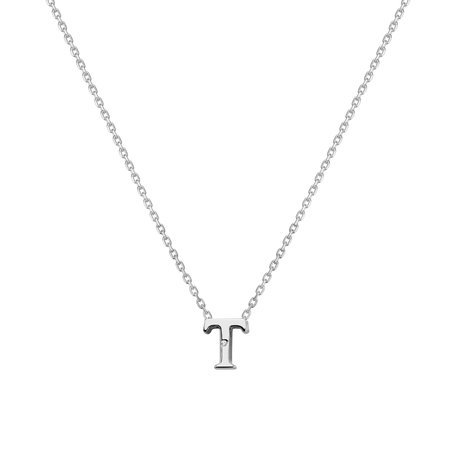 Diamond necklace Flat Line T